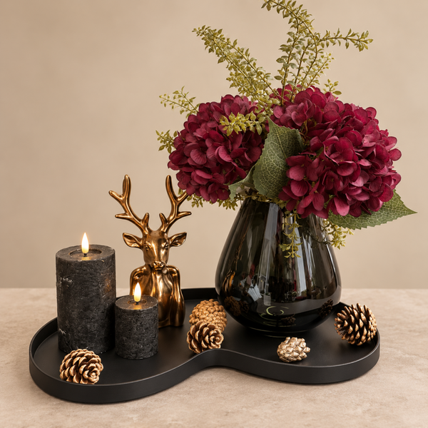 Tafeldecoratie Set ‘Burgundy Black’
