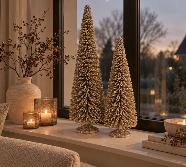 Sparkly Kerstboom | Champagne Gold | Verkrijgbaar in 3 maten