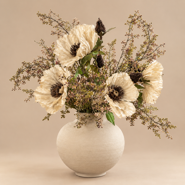 Zijden Bloemen Boeket Inclusief Vaas