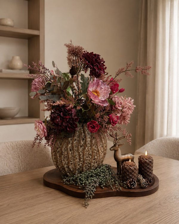 Luxe XXL Tafeldecoratie Set ‘Autumn Burgundy Chic’