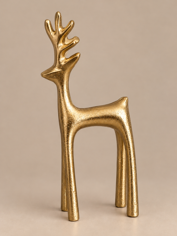 Beeldje Eland Goud | 18cm