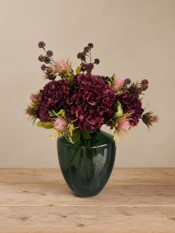 Zijden Bloemen Boeket ‘Hydrangea’ | Met of zonder vaas
