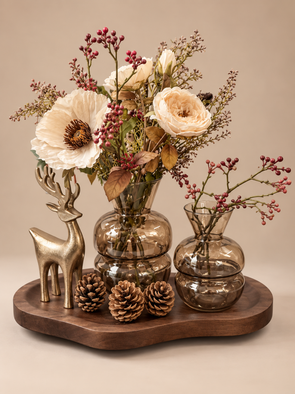 Tafeldecoratie Set ‘Walnut Amber’