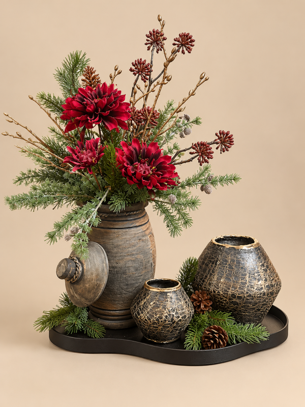 Tafeldecoratie Set ‘Xmas Landelijk Chic’