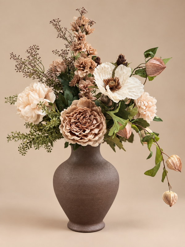 Zijden Bloemen Boeket ‘Lovely’ | Inclusief Vaas