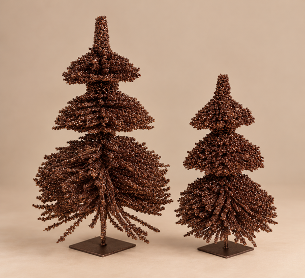 Sparkly Kerstboom | Brons Bruin | Verkrijgbaar in 2 maten