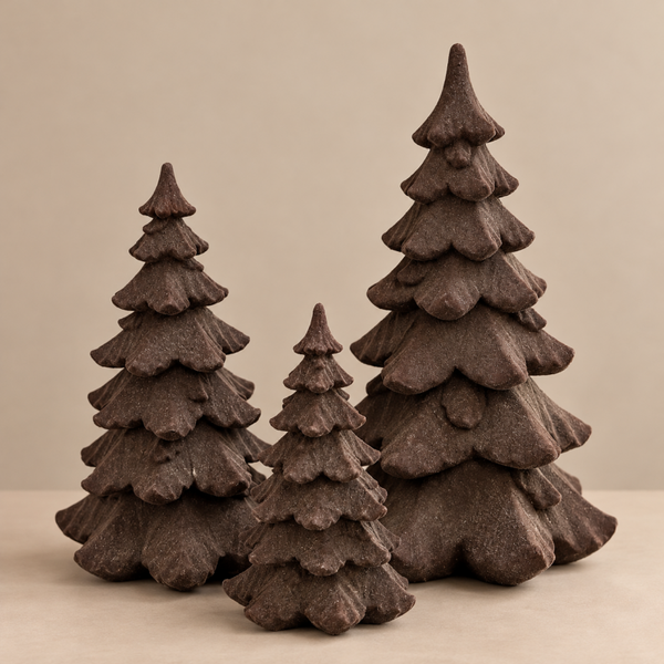 Flock Kerstboom Bruin | Verkrijgbaar in 3 maten