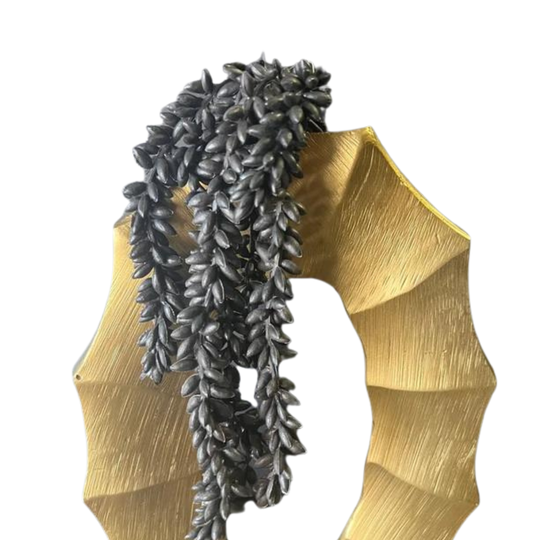 Kunst Erwtenplantje | Zwart | 35cm