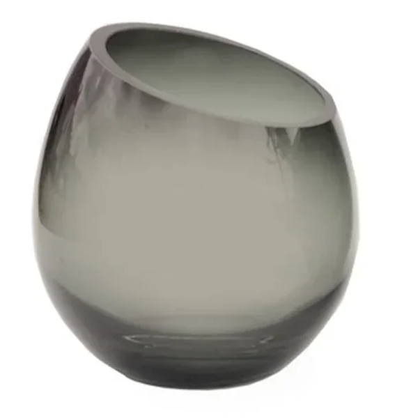 Windlicht Zwart Smoke Glas | Verkrijgbaar in 2 maten