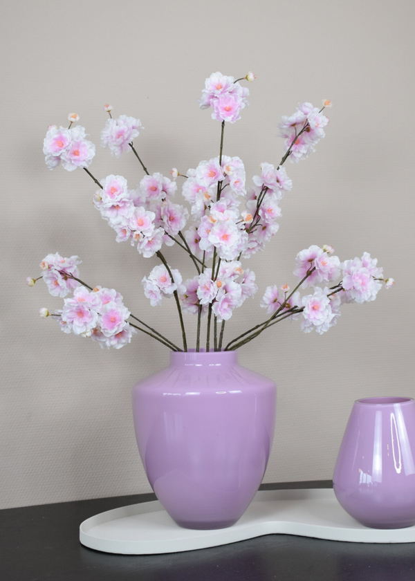 Lila Vaas ‘Tugela’ | Vase The World | Verkrijgbaar in 2 maten