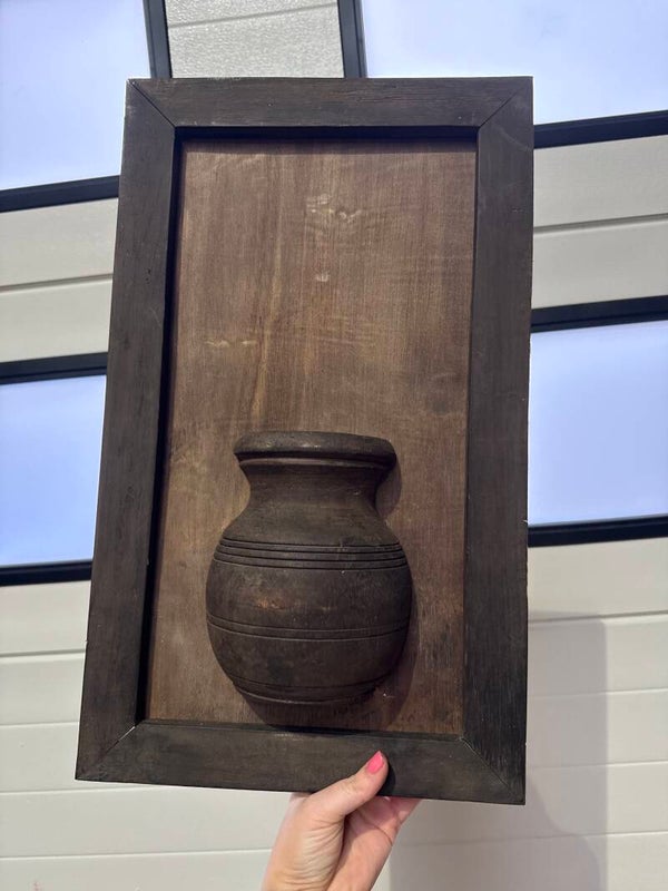 Houten Lijst Met Pot | Beschadiging