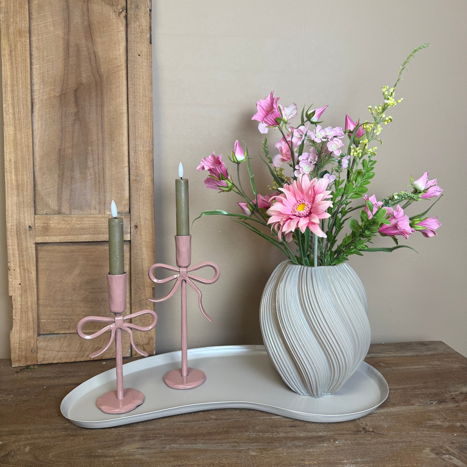 Tafeldecoratie Set ‘Pink Beige’