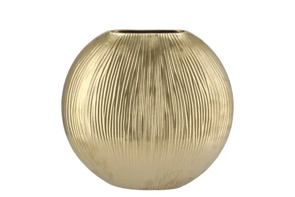 Ovale Vaas Goud | 32x13x33cm