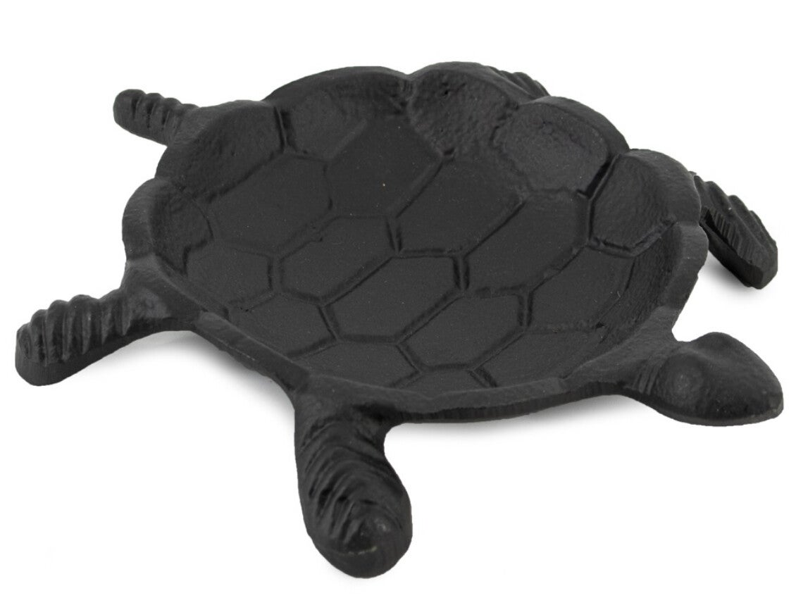 Schaaltje Turtle Zwart | 3x17x14cm