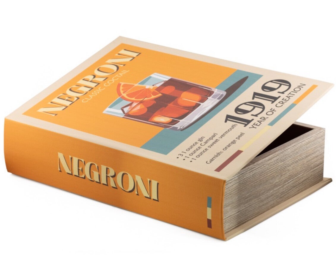 Opbergboek ‘Negroni’ | 30x21x7cm