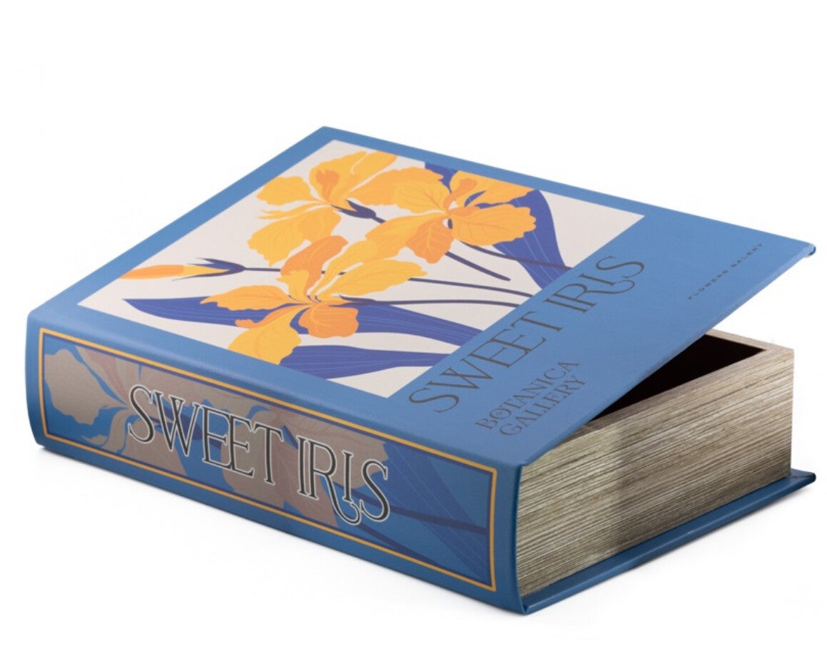 Opbergboek ‘Sweet Iris’ | 30x21x7cm