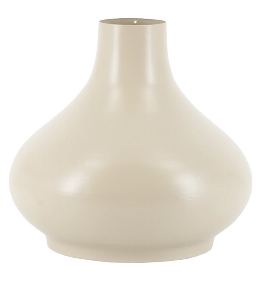 Metalen Vaas Smalle Hals | 	5x19,5x18cm