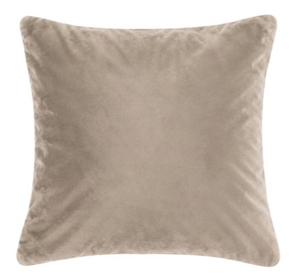 CLAIM  7 | XL SIERKUSSEN VELVET TAUPE 60x60CM