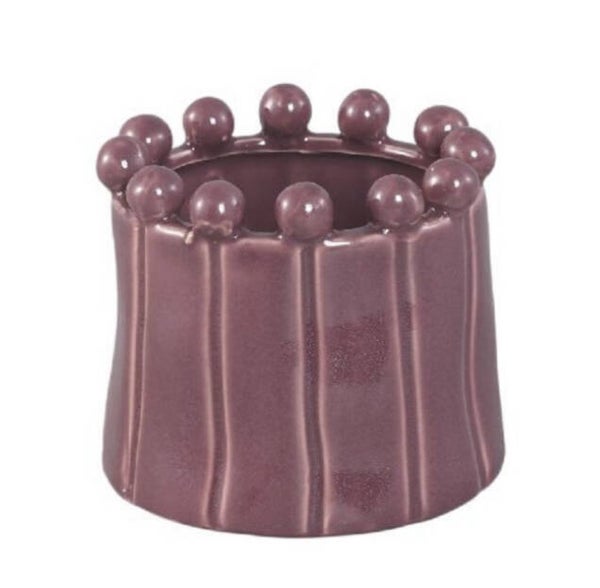 CLAIM 22 | PTMD BURGUNDY BLOEMPOTJE