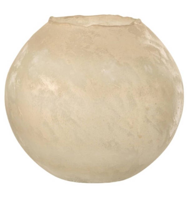 CLAIM 33 | J-LINE BOL WAXINELICHTHOUDER BEIGE L