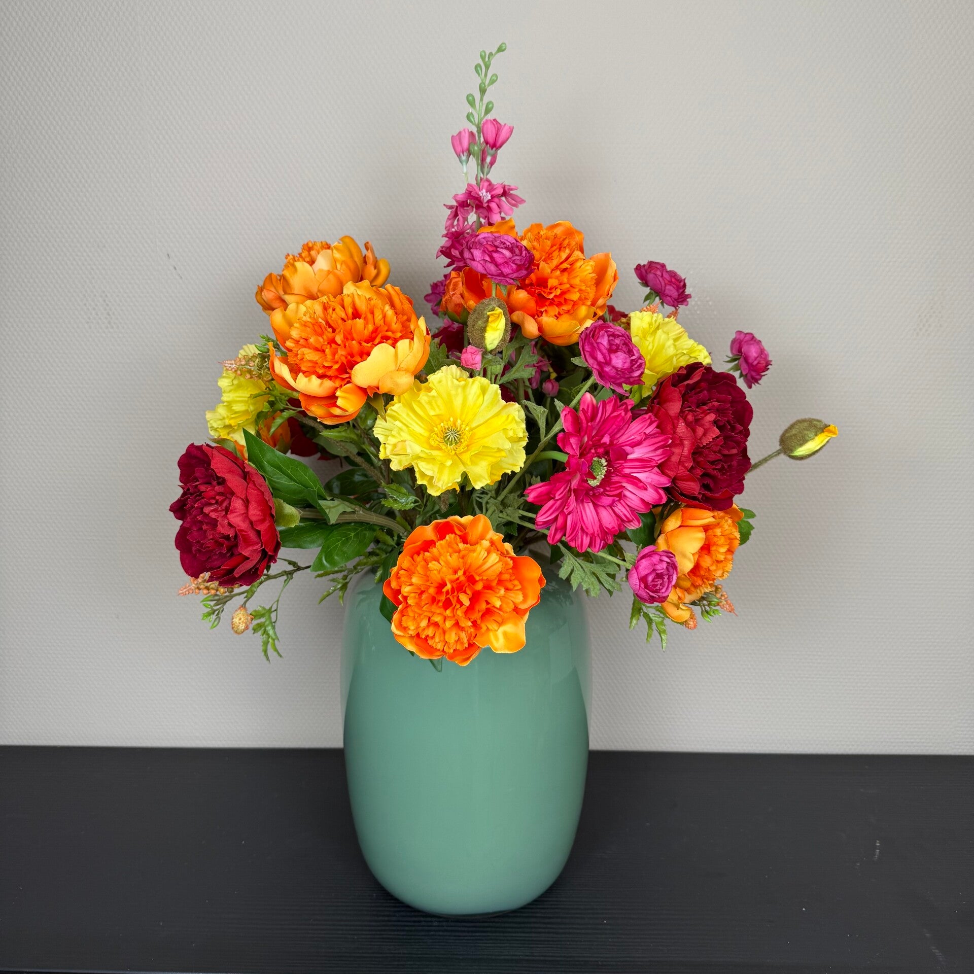 Kunstbloemen Boeket ‘Sunny Vibe’ – Met of zonder Vaas