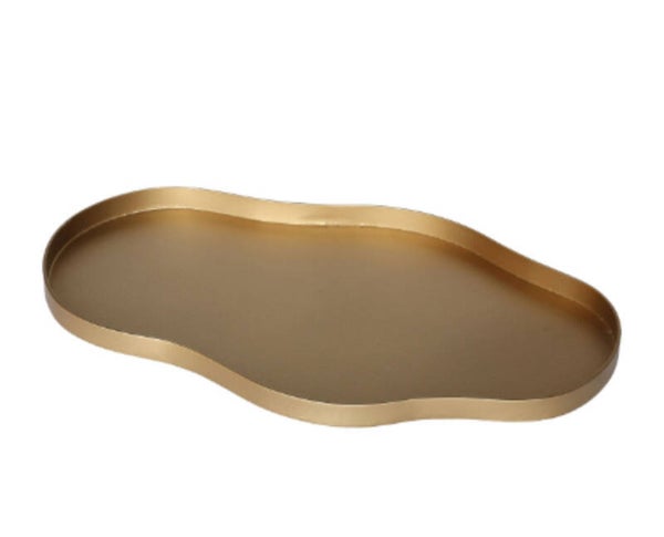 Dienblad 'Bauru' | Goud | Vase The World | In 2 maten