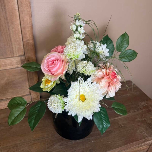 Zijden Bloemen Boeket ‘Net Echt’ | Met of zonder vaas