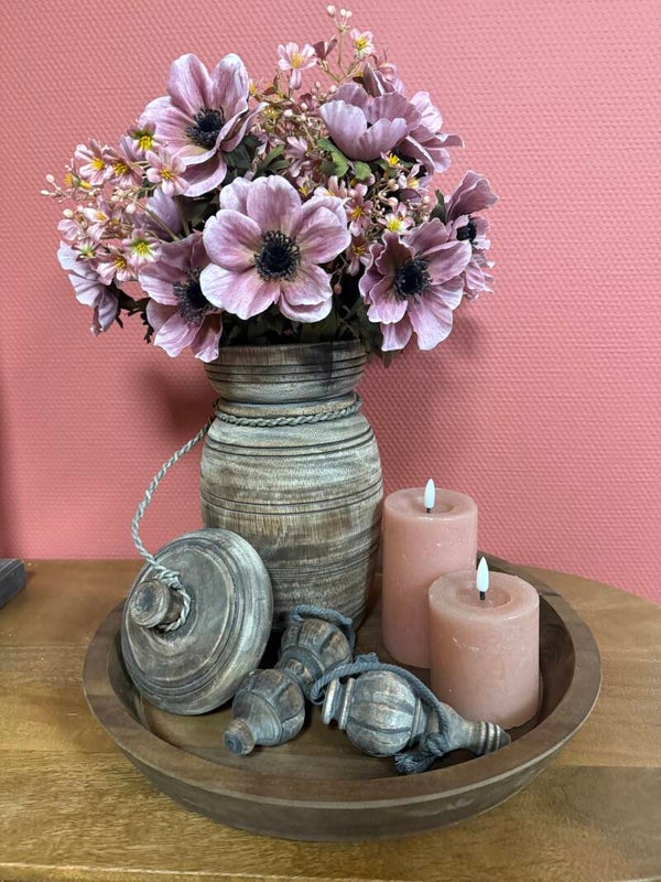 Tafeldecoratie Set ‘Wooden Pink’