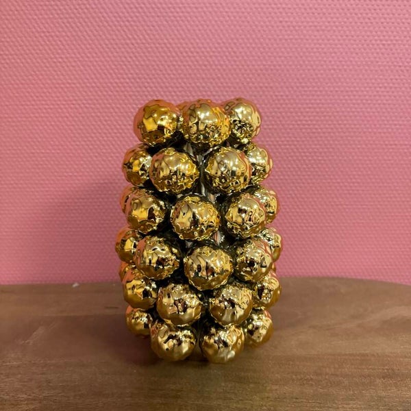 Kerstbal Vaas Goud | 28cm