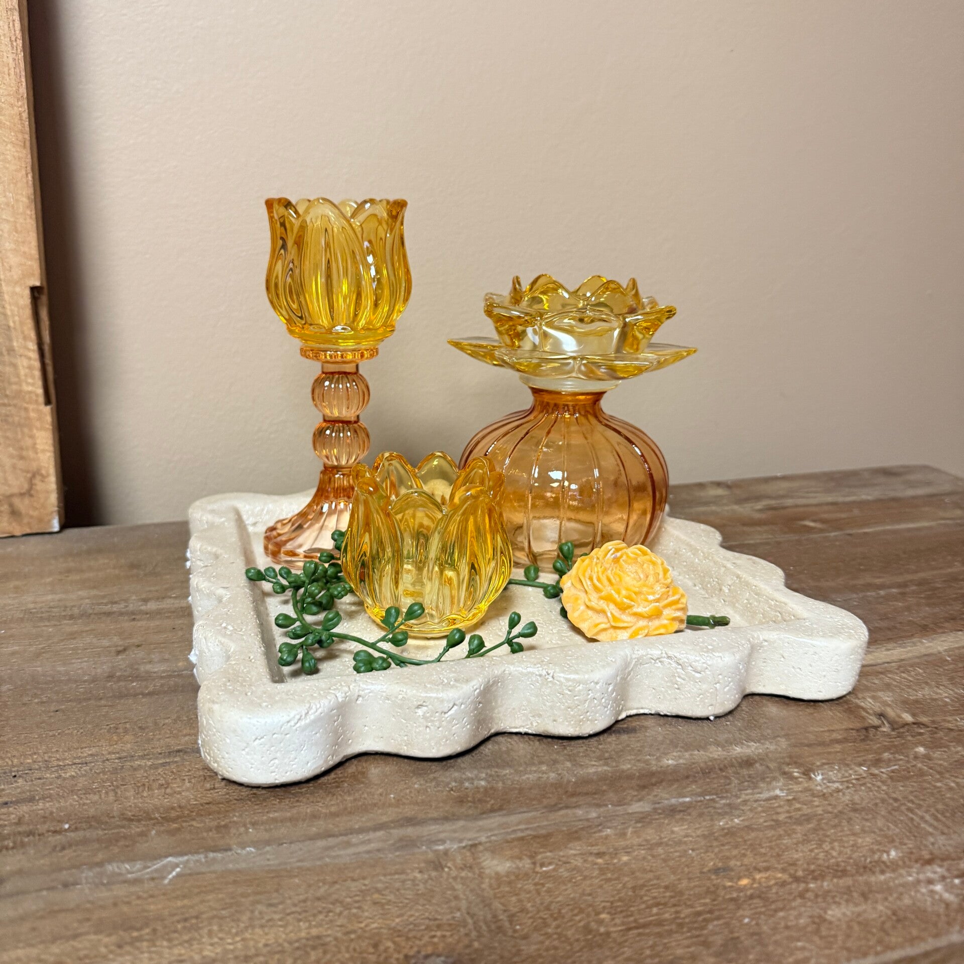 Tafeldecoratie Set ‘Voorjaar’ Amber