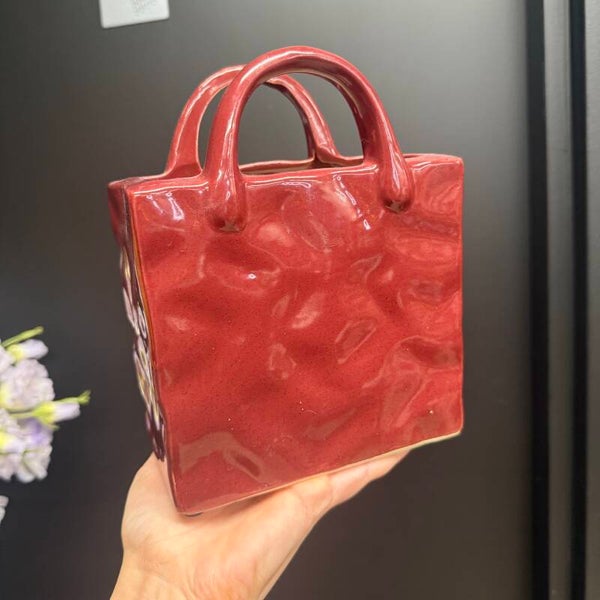 Tas Vaasje Burgundy