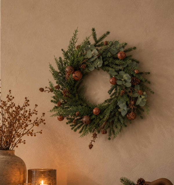 PRE ORDER Kunst Krans ‘Jingle Bells’ | 64cm