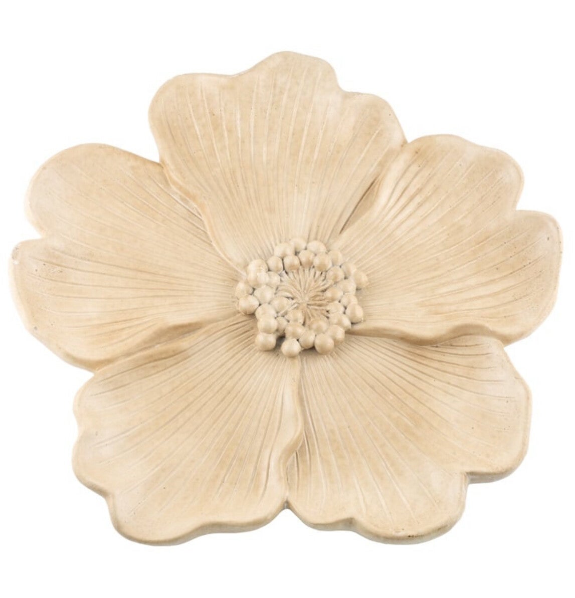 Bloem Plateautje Beige | In 2 maten