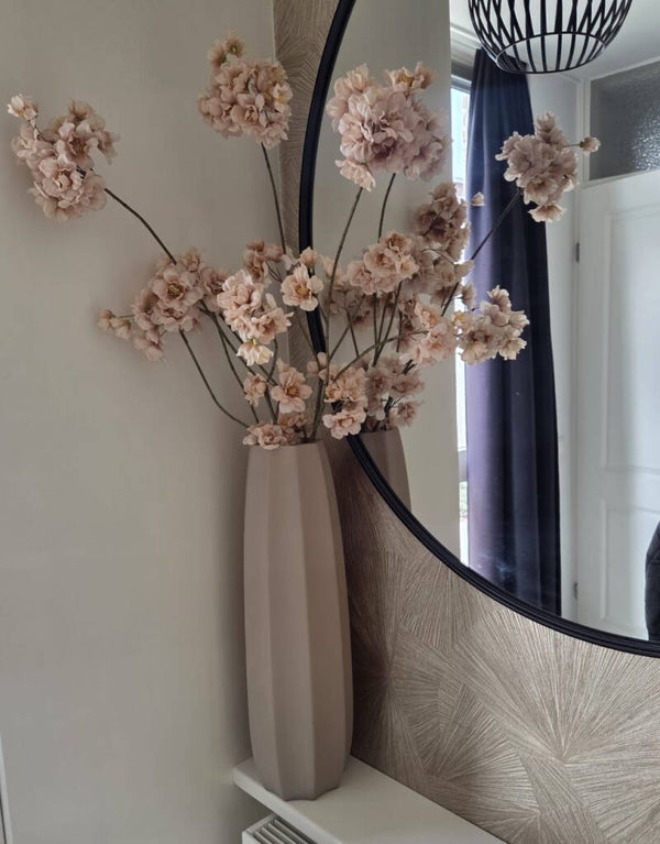 Zijden Bloemen Bloesem | Cappuccino | 85cm