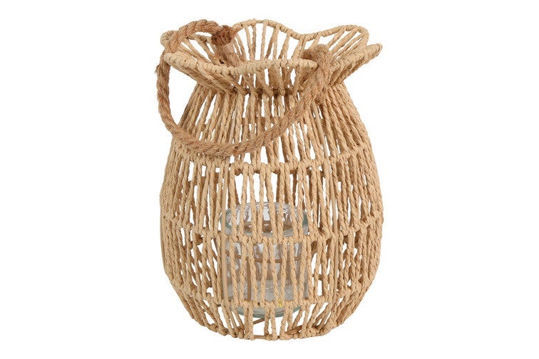 Windlicht Gwenda Rotan | In 2 maten