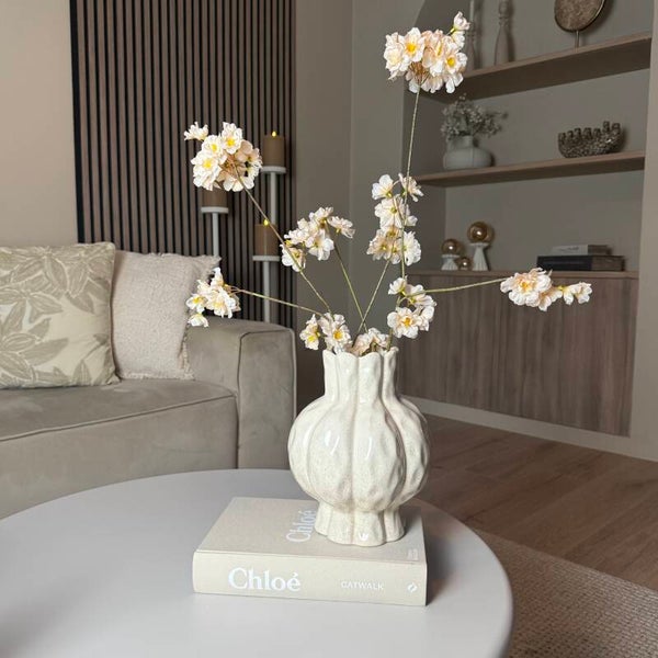 Aardewerk Beige Vaas ‘Gaia’ | In 2 maten