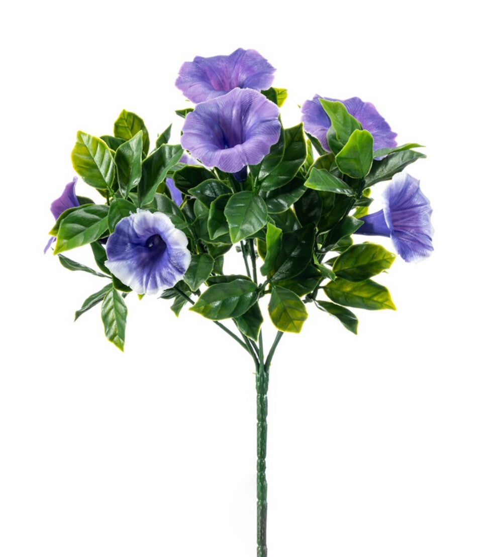 PRE ORDER Kunstbloemen Petunia Paars | UV Coating | 27cm