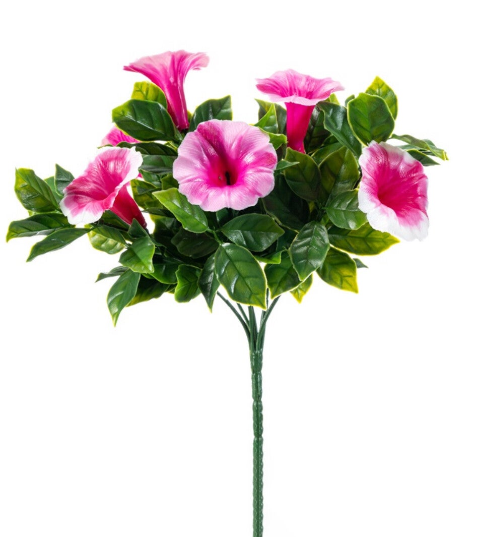 PRE ORDER Kunstbloemen Petunia Roze UV Coating | 27cm