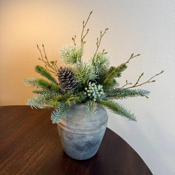 Kunst Bloemstuk Kerst | Inclusief Vaas