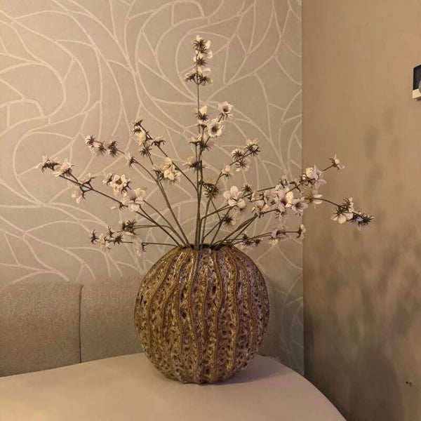 Vensterbank Vaas Inclusief Zijden Bloemen