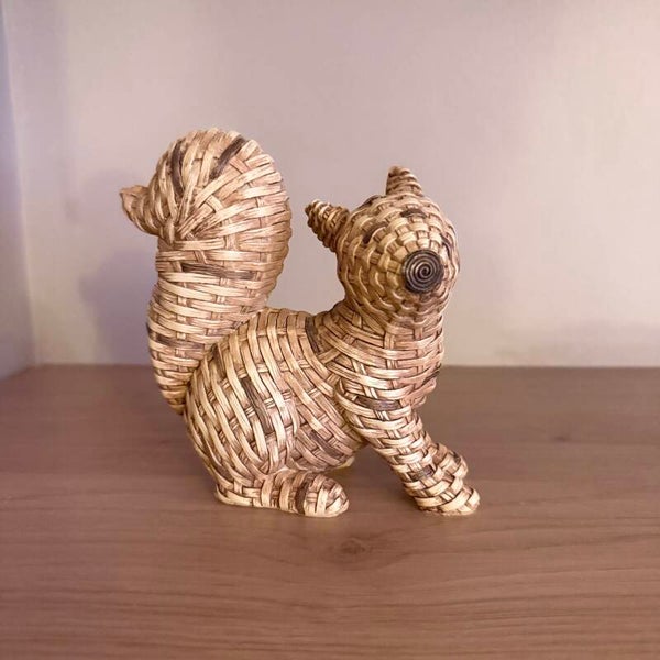 Aardewerk Beeldje Eekhoorn