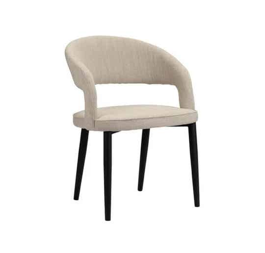 Eetkamerstoel Tusk | Beige | Designstoel met Comfort | 1st