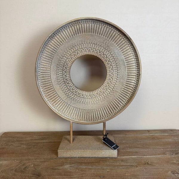 Ornament Taupe Goud | Metaal