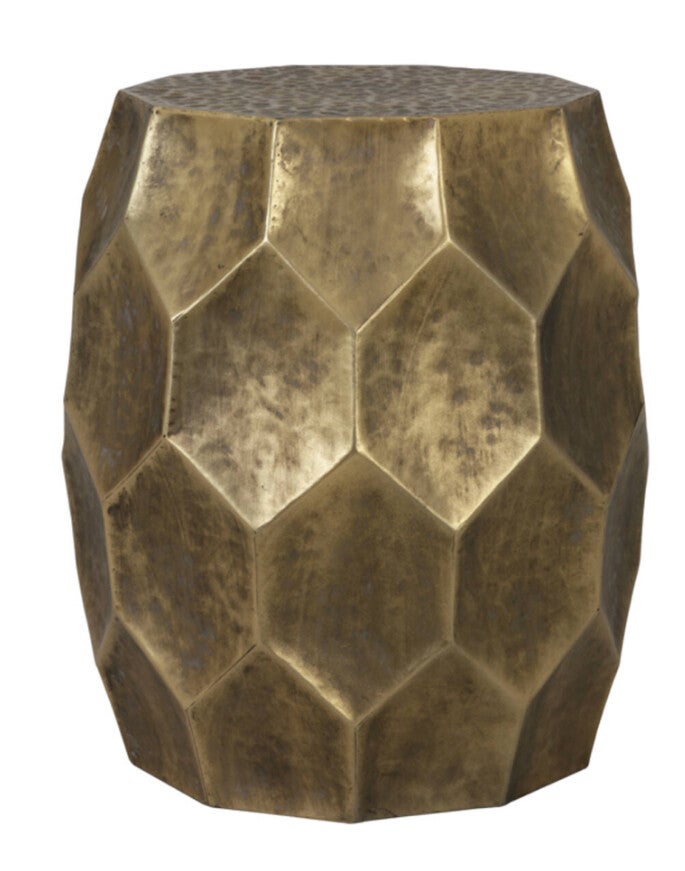 Bijzettafel ‘Kalan’ Goud | Light & Living | Ø37x42,5 cm