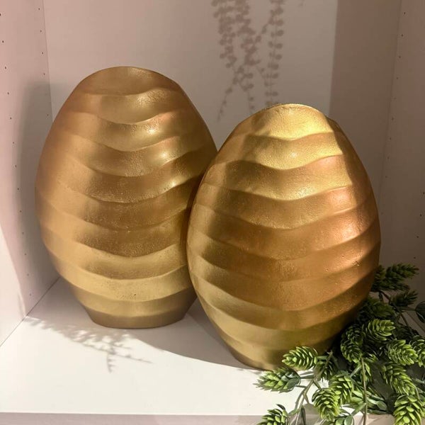 Ovale Vaas Goud | Aluminium | Verkrijgbaar in 2 maten