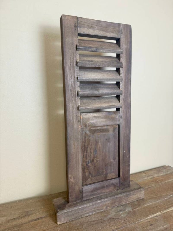 Houten Luik Op Voet | 65cm