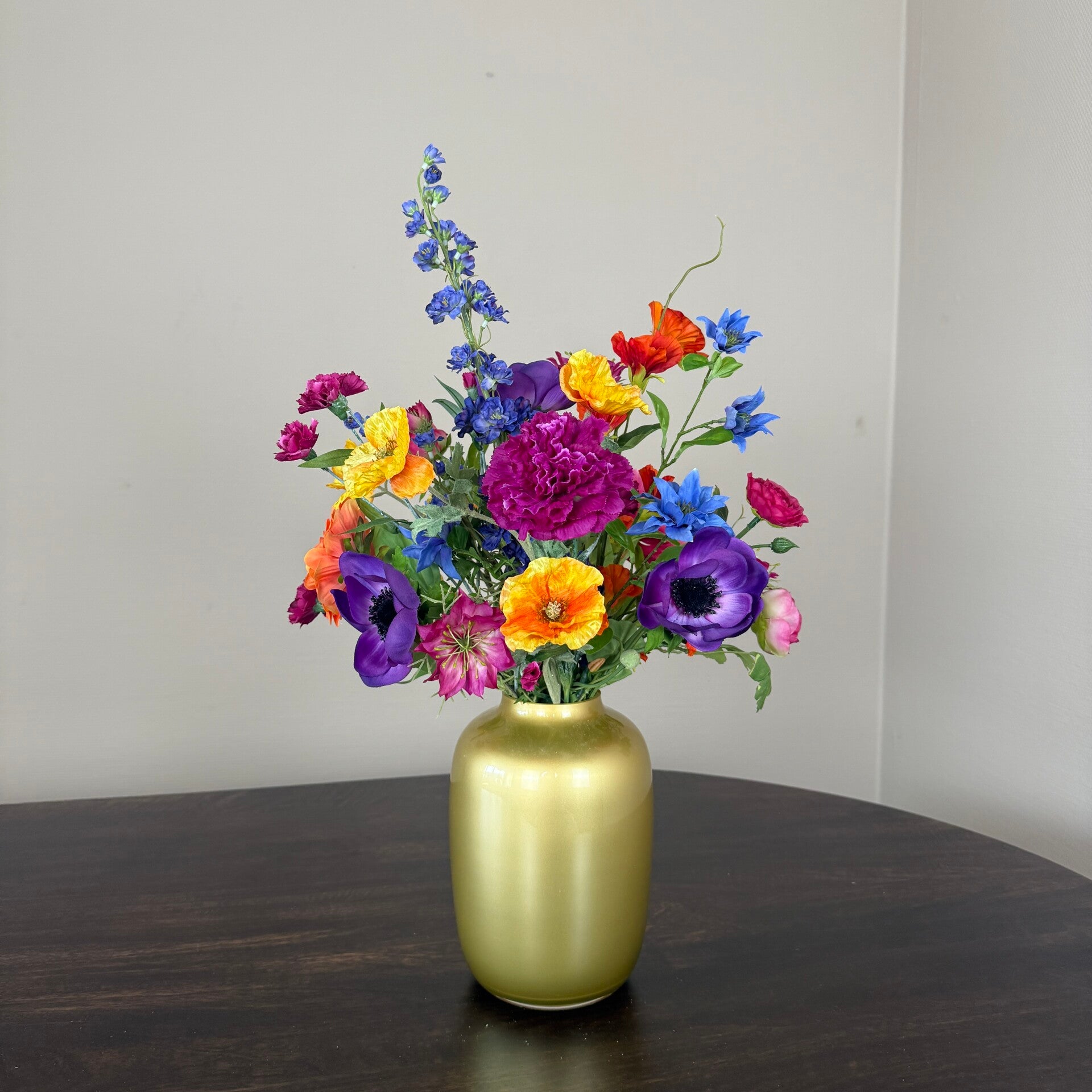 Zijden Bloemen Boeket ‘Bold’ | Met of zonder vaas