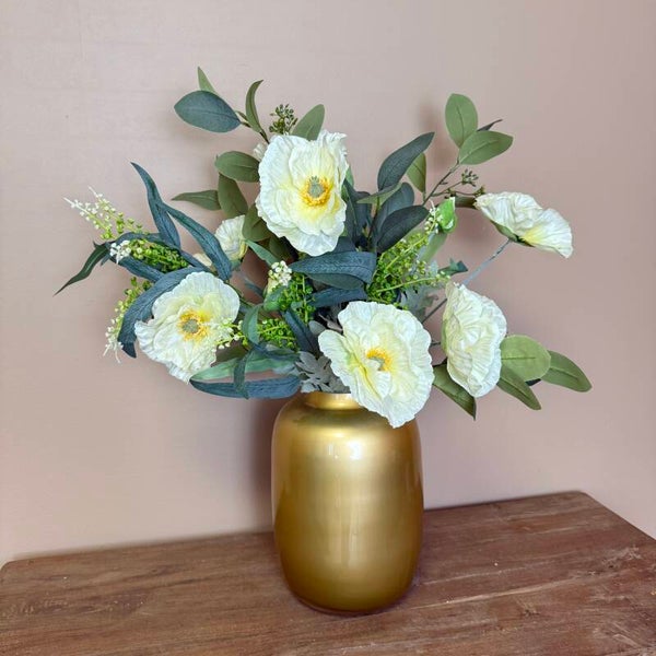 Zijden Bloemen Boeket ‘Klaproos’ | Met of zonder vaas