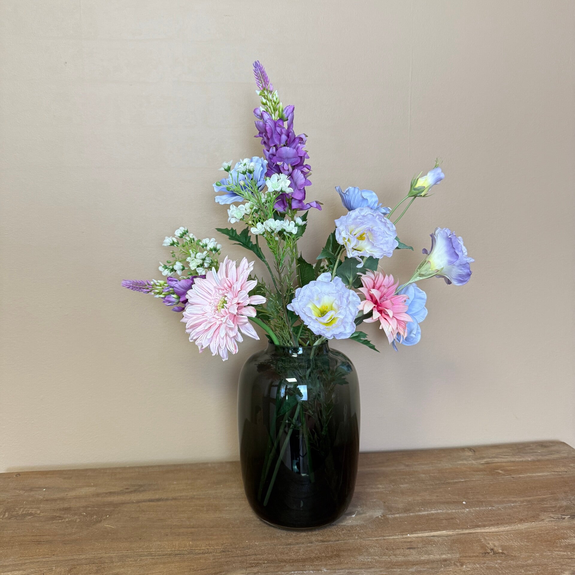 Zijden Bloemen Boeket Met Of Zonder Vaas