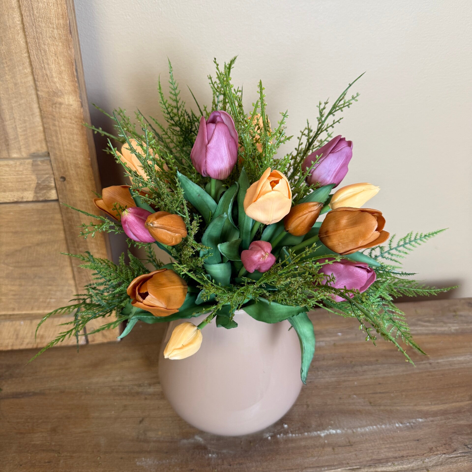 Real Touch Kunst Tulpen Boeket | Tropic | 15 Tulpen